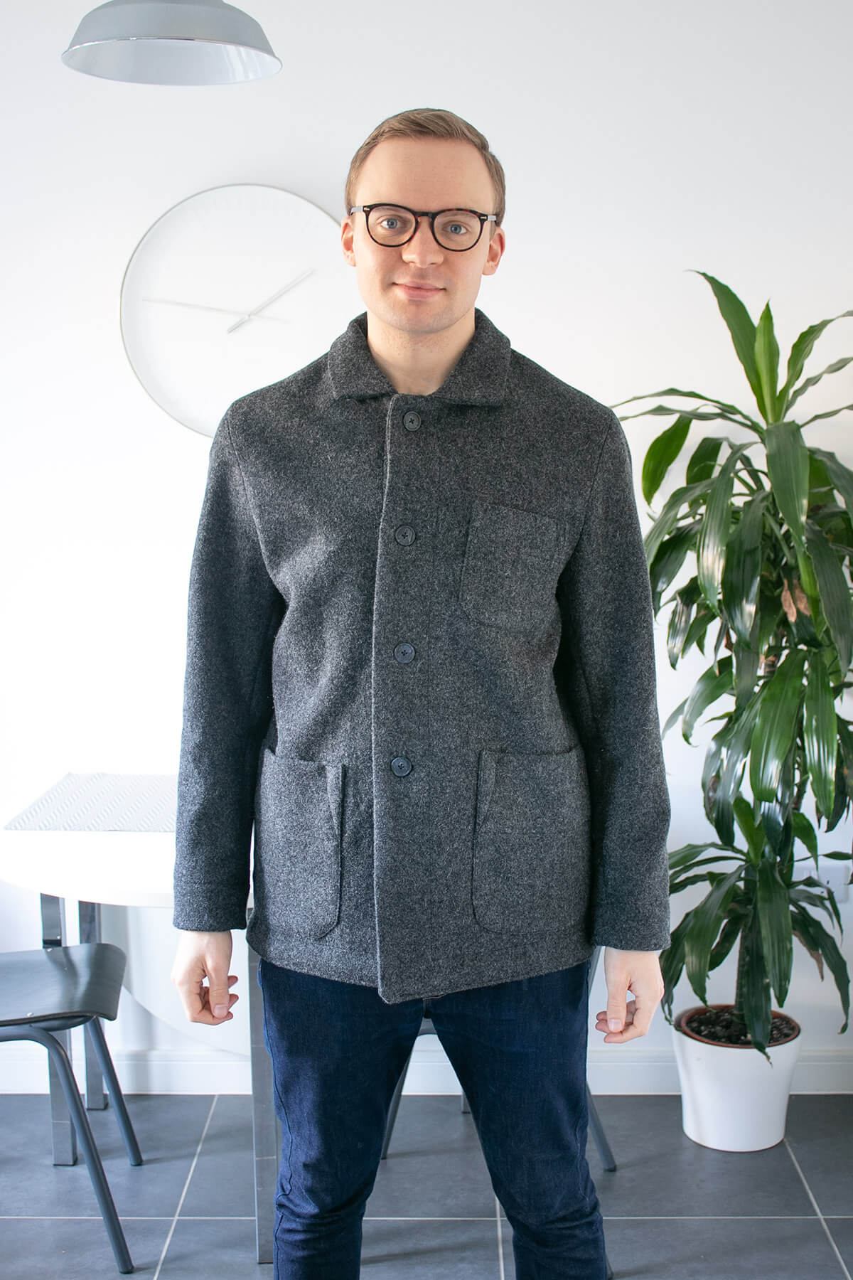 grundlæggende Genre fjerkræ I made my first coat! | Foreman Jacket in wool coating | Men's sewing