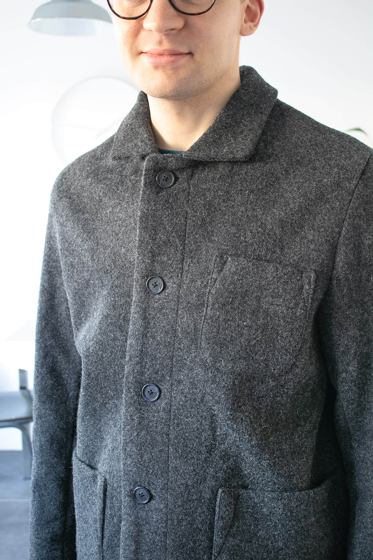 grundlæggende Genre fjerkræ I made my first coat! | Foreman Jacket in wool coating | Men's sewing